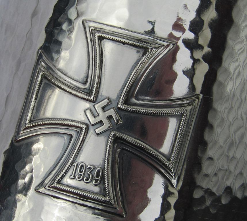 EXCEPTIONAL! 100% ORIGINAL Luftwaffe Honor Goblet- Luftwaffe Recon Pilot-DKIG Recipient