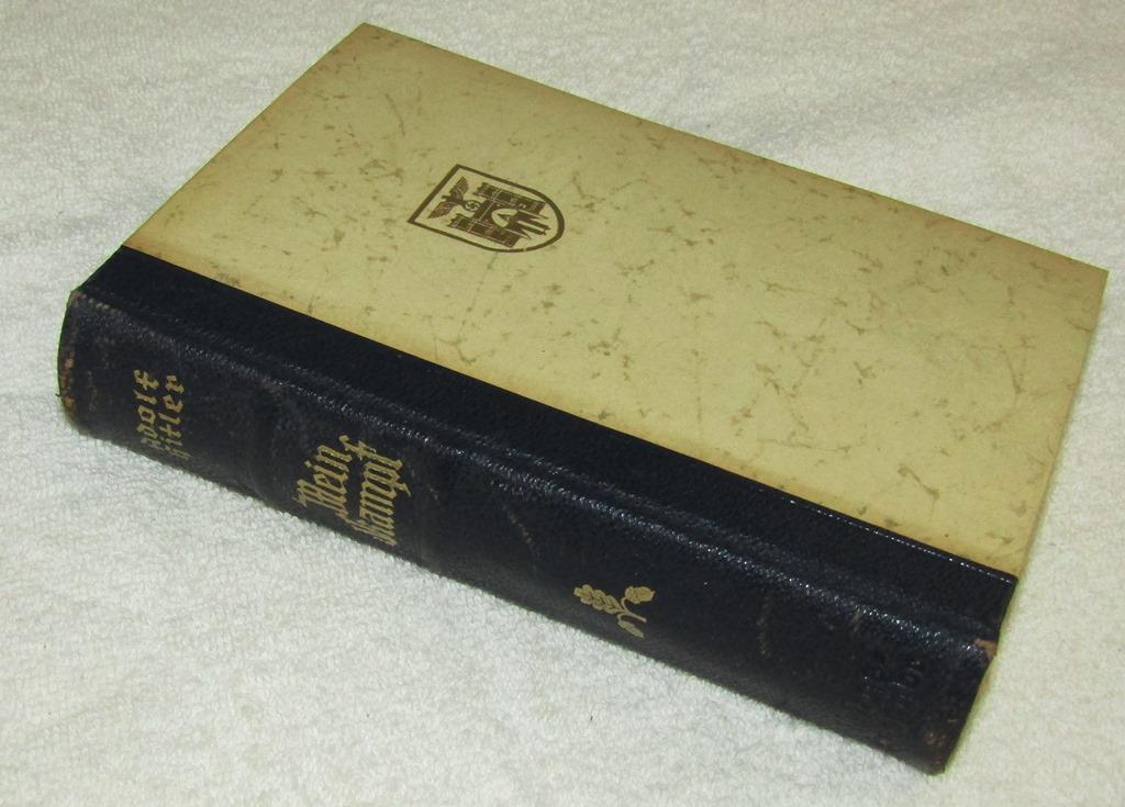 Hard Cover 1941 Presentation Edition Mein Kampf-Gold Gilt Accents W/Handwritten Dedication