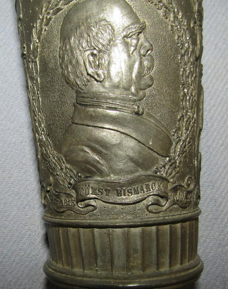 Scarce Pre WW1 Bismarck/1870 Iron Cross Motif  Jubilee/Honor Cup-Pewter