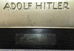 WW2 Period NSKK Adolf Hitler Award Plaque-Awarded To NSKK "MOTORSTURM 11/M 64"