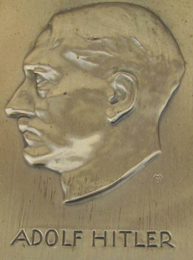 WW2 Period NSKK Adolf Hitler Award Plaque-Awarded To NSKK "MOTORSTURM 11/M 64"