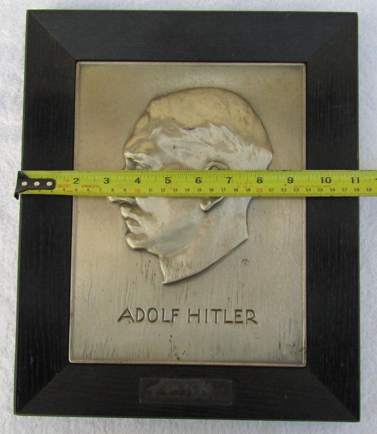 WW2 Period NSKK Adolf Hitler Award Plaque-Awarded To NSKK "MOTORSTURM 11/M 64"