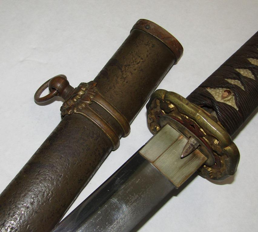 WW11 Era Japanese Army Officer's Type 98 Shin Gunto Sword-Signed Tang.