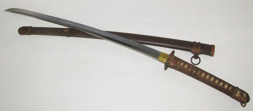 WW2 Era Japanese Army Officer's Type 98 Shin Gunto Samurai Sword-Signed Tang.