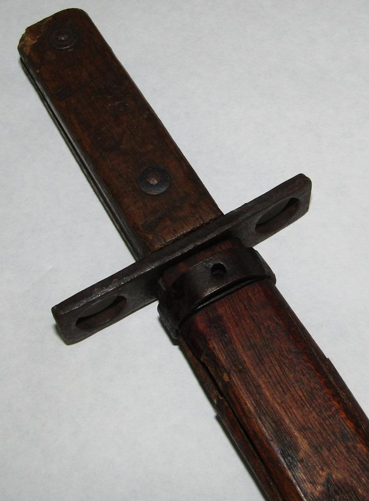 Rare late War "Last Ditch" Japanese Pole Bayonet/Short Sword With Wood Scabbard