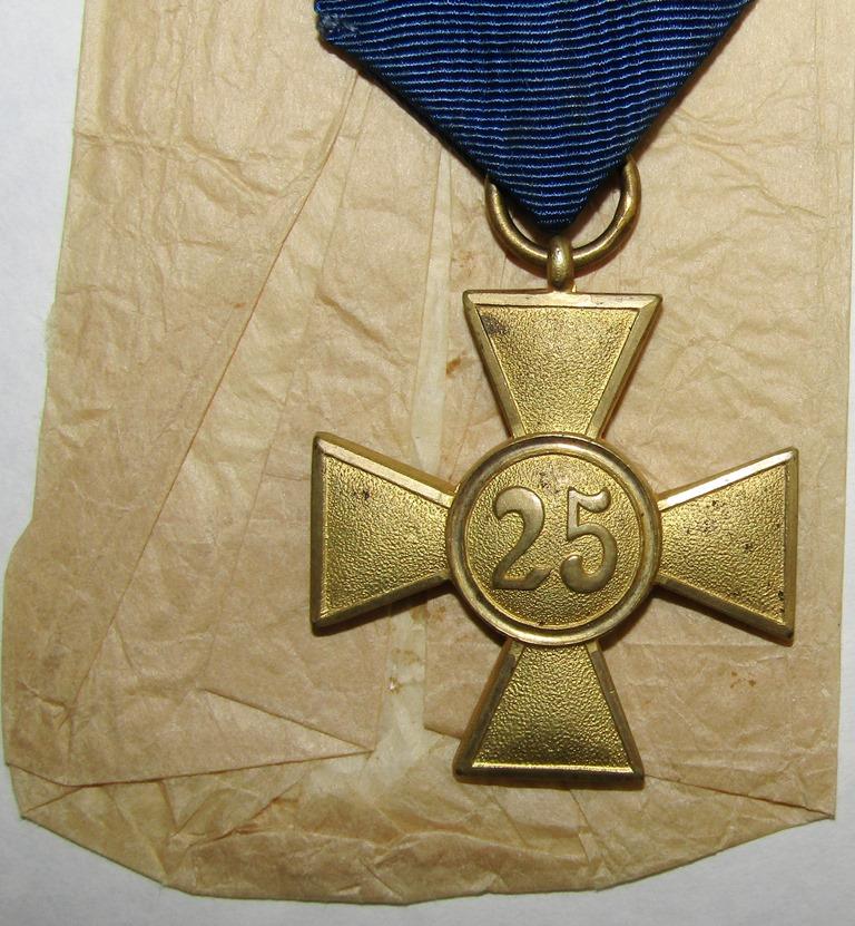 Rare Luftwaffe 40 Year Long Service Medal W/Issue Packet-COA By Brock's