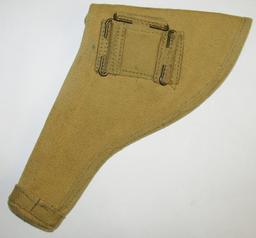 WW2 Webley Pistol Canvas Holster-Canadian Issue-1941 Dated