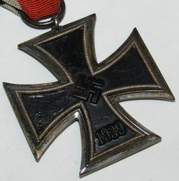 Rare WW2 Period "Round 3" Variant Iron Cross 2nd Class With Ribbon-No Maker
