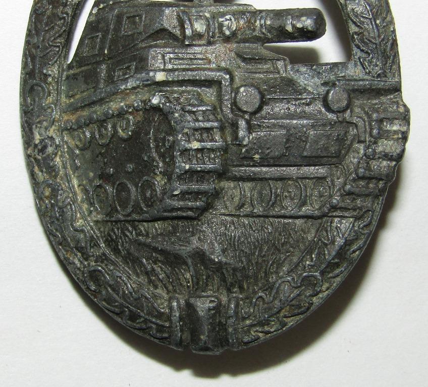 Panzer Assault Badge In Silver-Karl Wurster Maker Marked