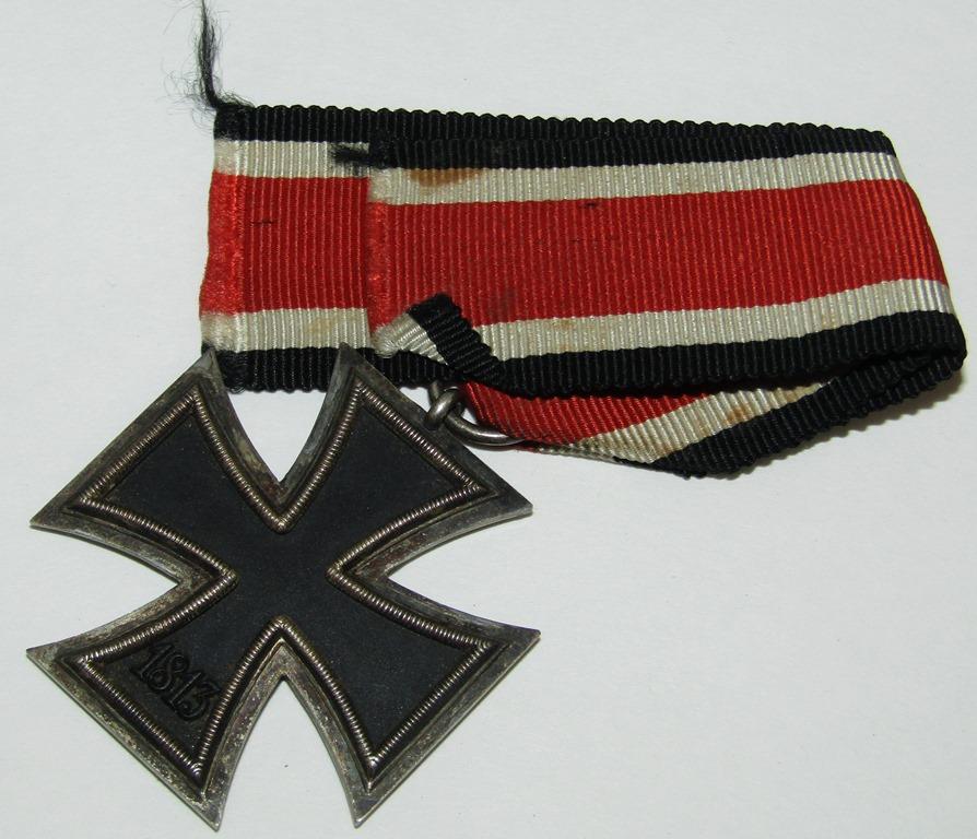 WW2 Iron Cross 2nd Class With Ribbon-"OK" Maker Stamped (Otto Klein)?