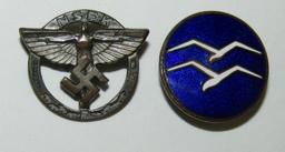 2pcs-NSFK Donor Pin-Numbered NSFK Level B Glider Pilot Enamel Lapel Pin