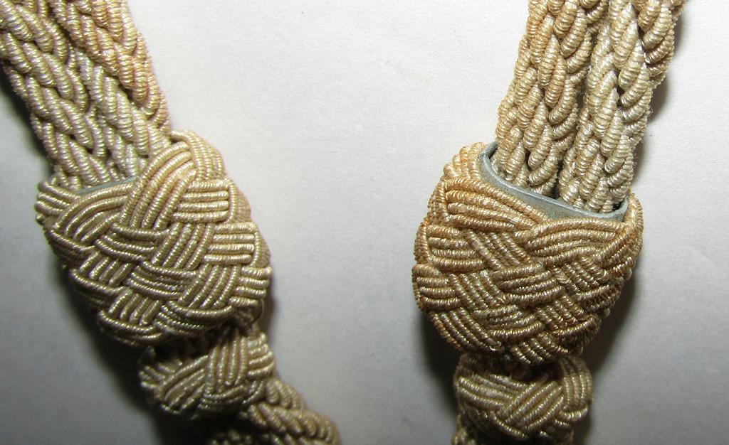 3pcs-WW2 Wehrmacht Hauptmann Shoulder Board-Bullion Cap Wreath-officer's Chin Strap