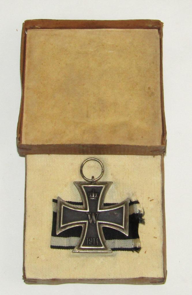 WW1 Iron Cross 2nd Class With Issue/Presentation Mailing Box-Loose Ribbon-For KIA?