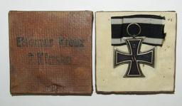 WW1 Iron Cross 2nd Class With Issue/Presentation Mailing Box-Loose Ribbon-For KIA?