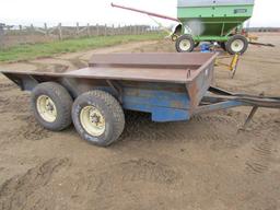 Sands 6 Ft. X 10 Ft. Flair Sided Tandem Axle Hydraulic Rock Trailer