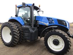 2011 New Holland Model T8.275 MFWD Diesel Tractor, ( 195 H.P.) Deluxe Cab,