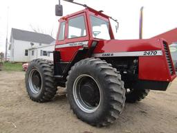 1971 Case Traction King 2470 Four Wheel Drive Diesel Tractor