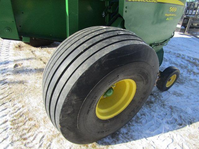 2014 John Deere Model 569 Twine Tie Mega Wide Plus Round Baler