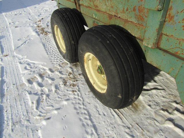 Sands 6 Ft. X 12 Ft. Tandem Axle Hydraulic Rock Trailer. 12.5L X 15 Flotati