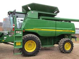 2005 John Deere Model 9560 STS Diesel Combine, Power Rear Axle, Contour Mas