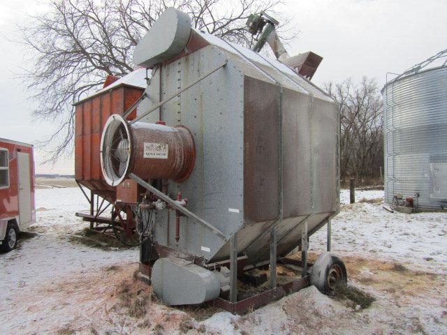 1973 Super B Model A56 110 Bushel Automatic Batch Style Grain Dryer, Shows