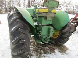 1956 John Deere Model 720 Standard Gas Tractor, Fenders, 18.4 X 30 Inch Rea