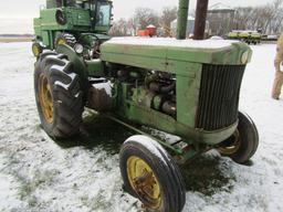 1949 John Deere Model AR Standard Styled Tractor, Wheel Weights, 13 X 26 In