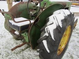 1949 John Deere Model AR Standard Styled Tractor, Wheel Weights, 13 X 26 In