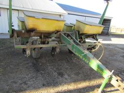 John Deere Model 7000 Four Row Wide Corn Planter, Dry Fertilizer, Herbicide