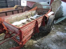 Older Ground Driven Tractor Drawn Manure Spreader
