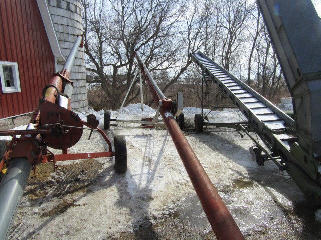 Farm King 7 Inch X 51 Ft. Auger with Electric Motor