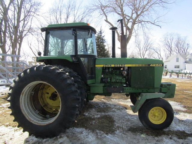 1984 John Deere Model 4250 Two Wheel Drive Diesel Tractor, Power Shift, Sou