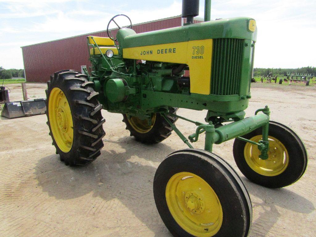 1959 John Deere Model 730 High Crop Diesel Tractor, Round Casting John Deer