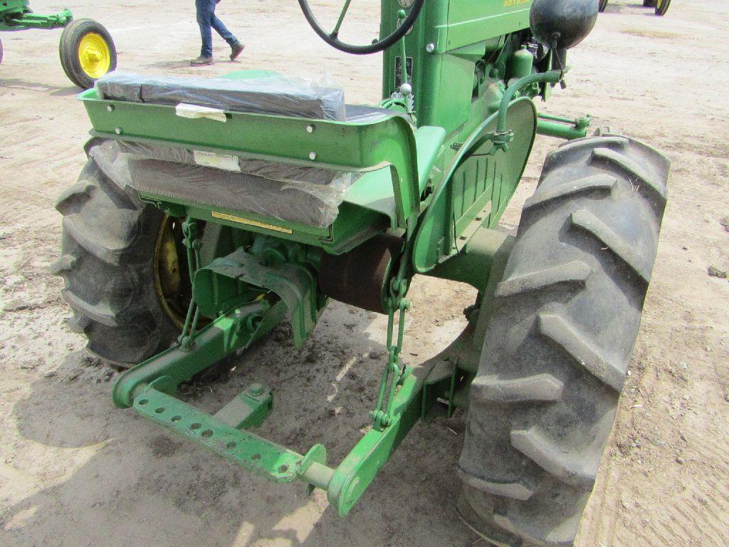 1947 John Deere Model M Gas Tractor, Good 11-24 Rear Tires, Touch-O-Matic H