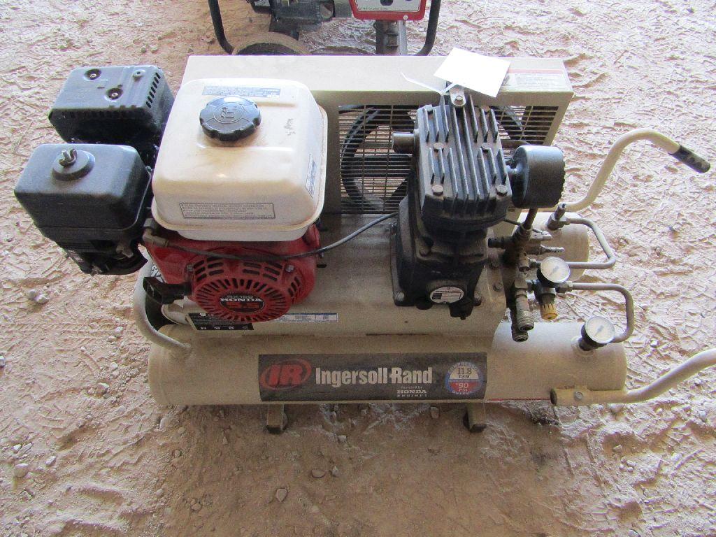 Ingersoll Rand 90 PSI Wheelbarrow Style Air Compressor with Honda 5.5 HP Ga