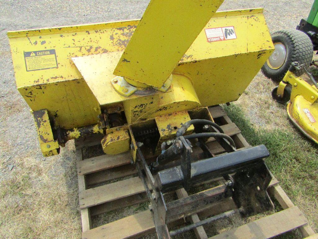John Deere 48 Inch Front Mount Double Auger Snow Blower for Lawn Tractor