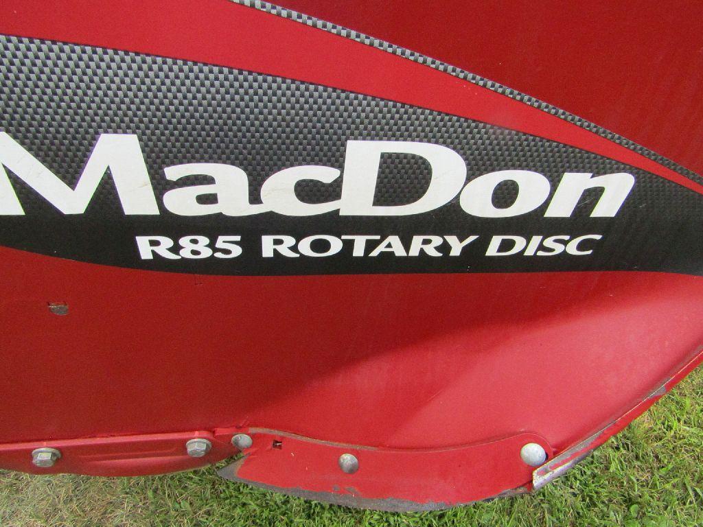 MacDon Model R85 13 FT. Rotary Disc Style Mower Conditioner, One Owner, Mac
