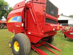 2012 New Holland Model BR 7090 Specialty Crop Round Baler, Net Wrap and Twi