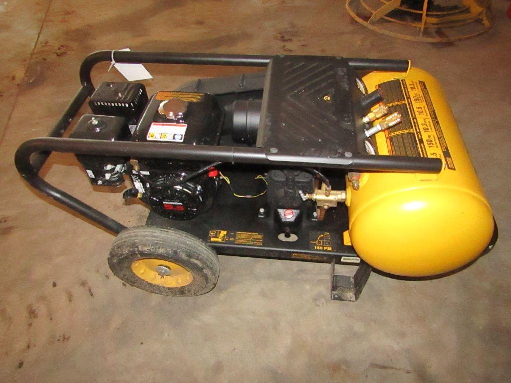 Dewalt 150 PSI Gas Powered Air Compressor, 5.5 HP Honda Gas Engine, Snap Co