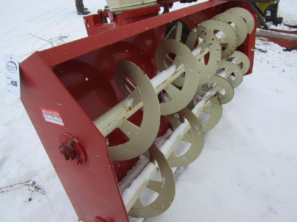 Farm King – Buehler 3 Point 8 Ft. Double Auger Snow Blower, Hydraulic Spout