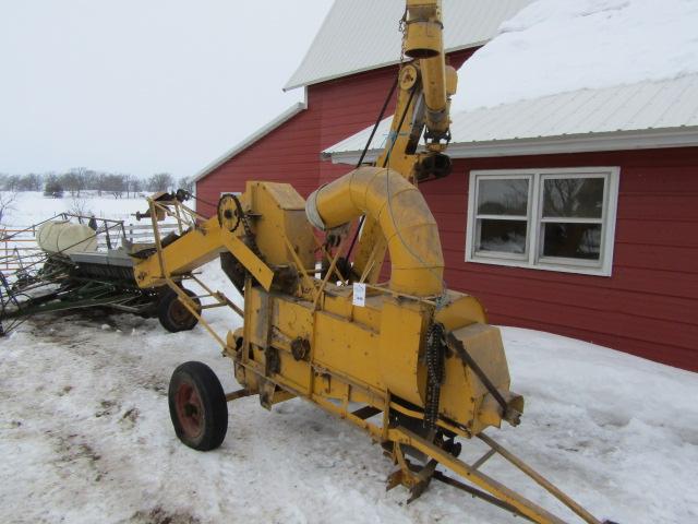 Minneapolis Moline Model D PTO Corn Sheller with Drags