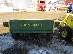 4 X 6 FT. Two Wheel Trailer For ATV or Vehicle, Ball Hitch, Painted JD Gree
