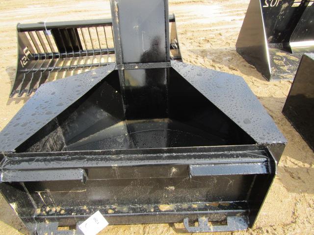 286. Skid Loader Cement or Sand Placement Bucket, Tax