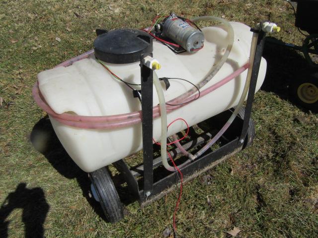 14 Gallon Pull Type 12 Volt Lawn Sprayer
