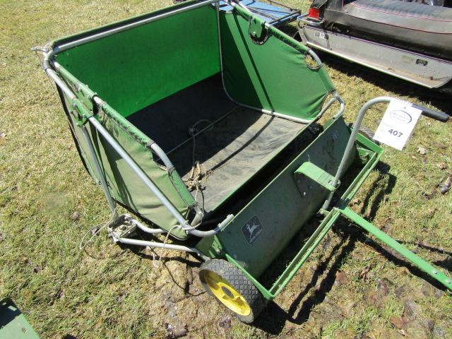 John Deere Model 38T Pull Type Lawn Sweeper