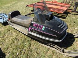1976 Arctic Cat 4000 Panther Snowmobile, Original Cover, 17 Inch Track, Sho