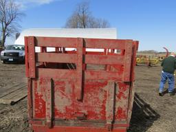 5 FT. X 8 Ft. Two Wheel Trailer with Wooden Stock Rack