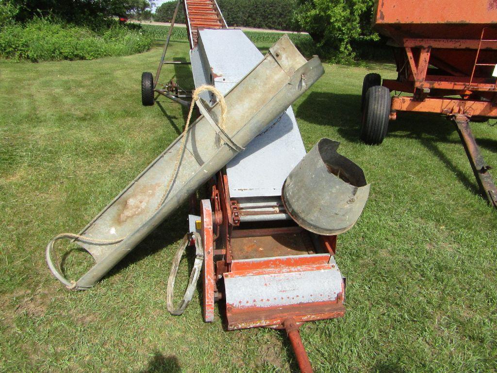 Little Giant Approx. 48 FT. PTO Crop Elevator, Truck Hopper, Down Spout