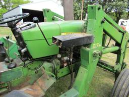 1973 John Deere Model 2030 Diesel Utility Tractors, 3 Point, Single Hydraul