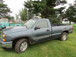 2007 Chevrolet Silverado Z71 4 X 4 Pickup, 5.3 Liter Vortec V8, AT, Regular